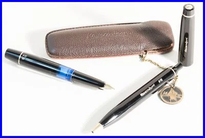 Kaweco Sport Set Ballpoint Pen 619 & Piston Filler V16, Feather M 14K 585 Gold - image 1 of 4