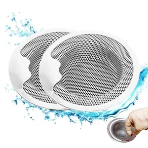 Kitchen Sink Strainer Stainless Steel Anti-Clog Drain Basket Replacement, 2 Pack - Picture 1 of 6