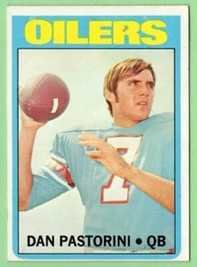 1972 Topps Dan Pastorini RC #156 (ex/ex+) (usura superficiale/oc) Houston Oilers - Foto 1 di 1