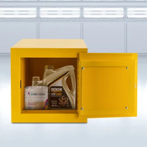 2 Gallon Flammable Cabinet Flammable Liquid Storage Cabinet Safety Storage - Picture 1 of 18