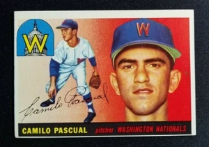 1955 Topps Baseball #84 CAMILO PASCUAL, RC, Washington Nationals, EX-EXMINT - Picture 1 of 2