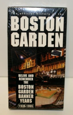 Boston Garden Banner Years VHS Tape History Bruins Celtics Vintage 1994 SEALED - Image 1 of 3