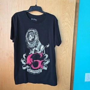 Camiseta Harry Potter Para Hombres Gryffindor Casa León Logo Manga Corta Talla L - Imagen 1 de 7