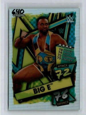 2021 WWE Topps Chrome Slam Attax  Refractor  Big E  - Image 1 of 2