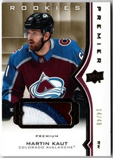 2020-21 Upper Deck Premier Premium Patch Relic MARTIN KAUT 78 14/49 Avalanche RC