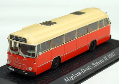 Magirus-deutz Saturn II Linienbus Bj. 1957 Frankfurt, Chiaro/Beige, Im M.1:72 - Immagine 1 di 4