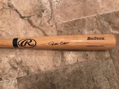 Bate Steiner MLB firmado Robinson Cano de los Yankees de Nueva York Foto 1 de 4