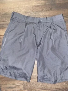 NIKE GOLF DRI - FIT Shorts Men’s W33 Grey EMBROIDERED SWOOSH Logo 18 Holes - Picture 1 of 5