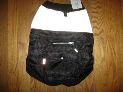 NWT TOP PAW Dog Apparel REFLECTIVE Outerwear FLEECE LINED COAT JACKET BLACK Sz L - Image 1 of 4