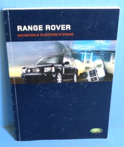 Land Rover Range Rover 05 2005 sistema de navegación/teléfono manual del propietario - Imagen 1 de 1