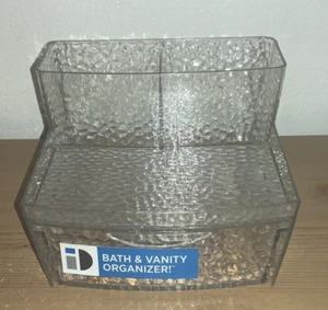 iD interdesign Rain Bath and Vanity Cosmetics Organizer 1 Drawer + 2 Bins + Tray - Picture 1 of 3