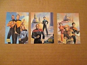 1994 Star Trek Sky Box Master series Insert Lot of 3 - Picture 1 of 1