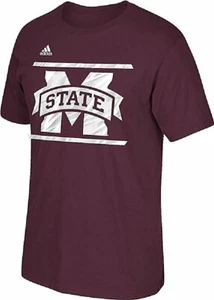 Camiseta Adidas Mississippi State Bulldogs Para Hombre Marrón Sidelines Energize - Imagen 1 de 4