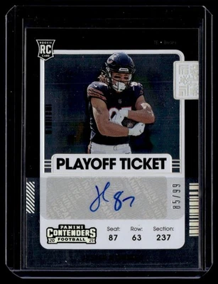 2021 Panini Contenders Playoff Ticket Rookie Auto Jesper Horsted 85/99 #284 - Image 1 of 2