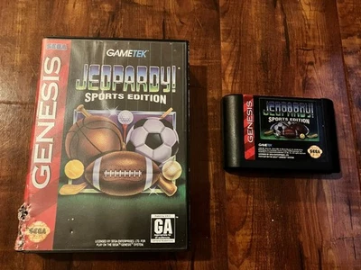 Jeopardy Sports Edition (Sega Genesis, 1994) - Image 1 of 4