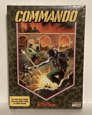 Commando Atari 2600/7800 Activision Video Game - Image 1 of 4