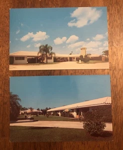Set mit zwei Ansichten von Motel Neapel Postkarten. - Naples, Florida. (WP8) - Bild 1 von 2