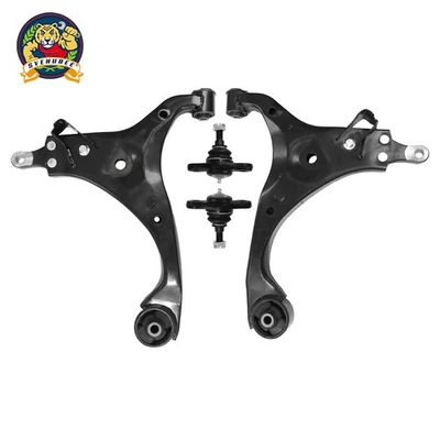 Braços de controle inferiores dianteiros com juntas esféricas para 2007-2010 Kia Rondo Optima 4 peças - Imagem 1 de 4