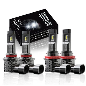 For Ford Explorer 2011-2015 -4PC Combo LED Lamps Fog Light Bulbs Kit 6000K - Picture 1 of 8