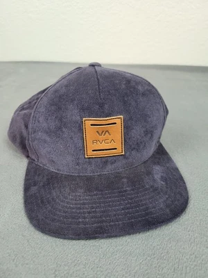 Sombrero de camionero de terciopelo RVCA adulto talla única gorra snapback calce medio púrpura Foto 1 de 4