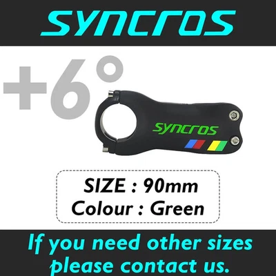 Vástago de manillar de bicicleta BMX de fibra de carbono 6/17 grados 31,8 * 90 mm Foto 1 de 4