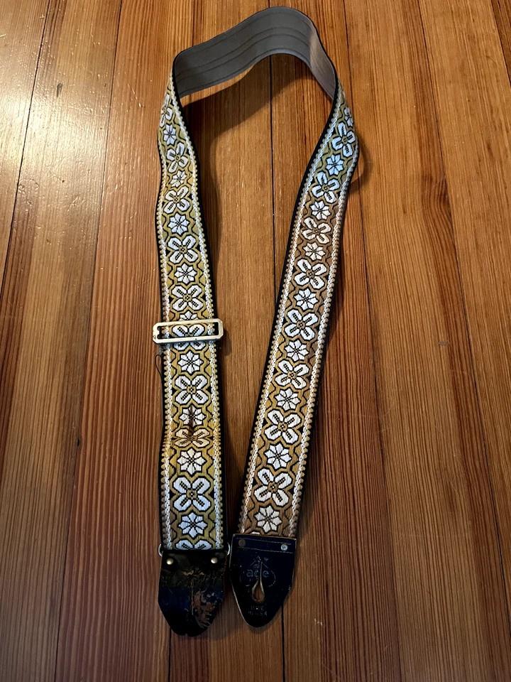 Vintage 1960s Ace Guitar Strap - Very Good Condition Jimmy Page - Made in USA - Image 1 of 3