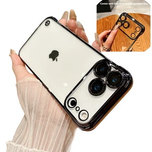 Funda ultrafina sin marco para iPhone 17 Pro Max 17 Air + Protector de lente de cámara - Imagen 1 de 22
