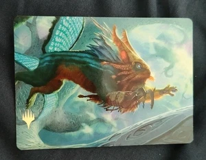 🔥Gold Stamp🔥MTG - Kaldheim - Toski, Bearer of Secrets Art Card -f622 - Picture 1 of 2