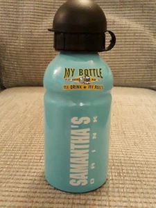 Samantha Drinks Bottle My Bottle My Rules Blue Metal - Picture 1 of 5