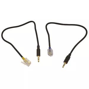 RJ9 Male to 2.5mm Male Audio Adapter for Telephone Headsets and Other Devices - Picture 1 of 2
