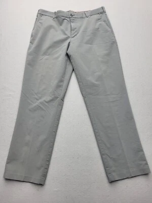 Calça masculina Izod 36x30 cinza desempenho golfe mistura de algodão Vietnã sólida - Imagem 1 de 4