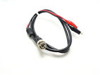 1PCS Coaxial Cable BNC Male Q9 to Dual Alligator Clip Test lead Cable 100CM CA 