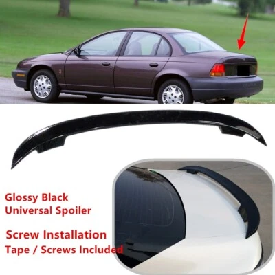 Fit For Saturn SL SL1 97-02 Rear Trunk Lid Spoiler Sport Wing Universal Gloss Foto 1 de 4
