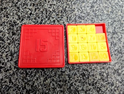 Vintage Logic Puzzle 15 Tags. Soviet Puzzle USSR Logic Game Ukrainian Sellers - Image 1 of 4