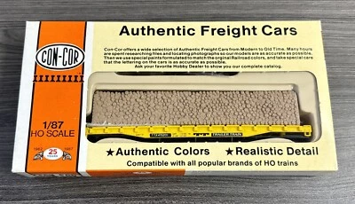 Con-Cor HO Kit #0001-009202 54 Ft Pulpwood Car Kit Trailer Train #475201 NIB! - Image 1 of 4