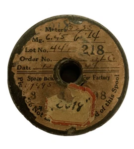 Alambre fino de tungsteno de colección General Electric de 0,0018"" diámetro 5335 metros - Imagen 1 de 1