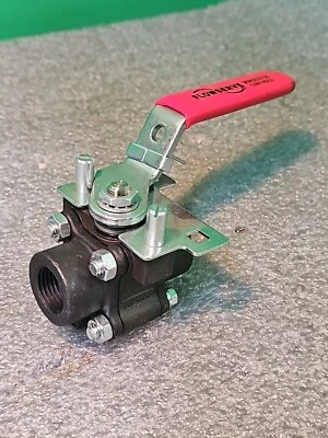 Flowserve 1/2" Ball Valve 500F 444466PMSE R2 CS Body 316 Trim 1480 CWP Locking