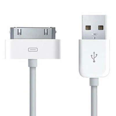 USB Charging Cable Charger Data Lead For iPhone 4, 4S, 3G, 3GS, iPod, iPad 3 2 1 - Image 1 of 4
