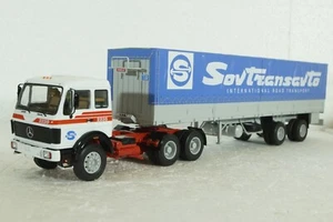 Mercedes NG2232 with semi-trailer Fruehauf Savoyarde Sovtransavto, SSM1558, SSM - Picture 1 of 21