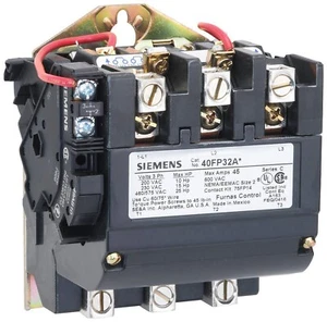 Siemens 40FP32AF Heavy Duty NEMA Magnetic Contactor, Non-Reversing, 120V AC C... - Picture 1 of 1