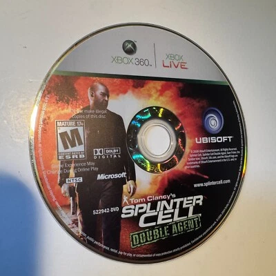 Tom Clancy's Splinter Cell: Double Agent (Xbox 360) Guarantee TESTED WORKING ✅ - Image 1 of 2