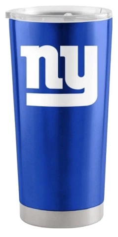 New York Giants Ultra Blue 20oz Travel Tumbler NFL - Boelter Brands Cover