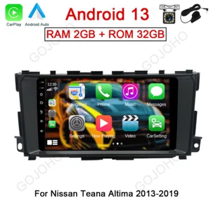 Apple Carplay Android 13 Car Stereo Radio For Nissan Altima 2013-2018 GPS Player - Picture 1 of 21