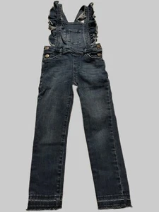 Art Class Girls denim Overalls 5T Skinny Legs Pre Owned - Picture 1 of 5