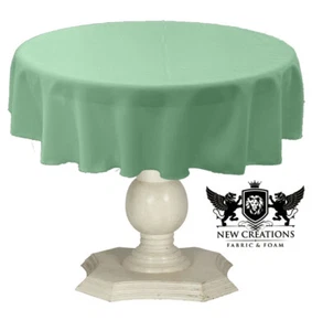 45" Round Tablecloth Solid Dull Bridal Satin Overlay for Small Coffee Table. - Picture 1 of 334
