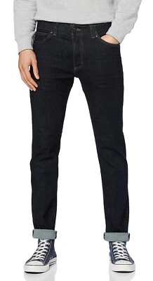 LEE Extreme Motion Mens Skinny Super Stretchy Denim Jeans Tapered Night Wanderer - Imagem 1 de 2