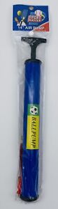 Portable Sport Ball Pump Size 14” Needle included Blue Use With Football
