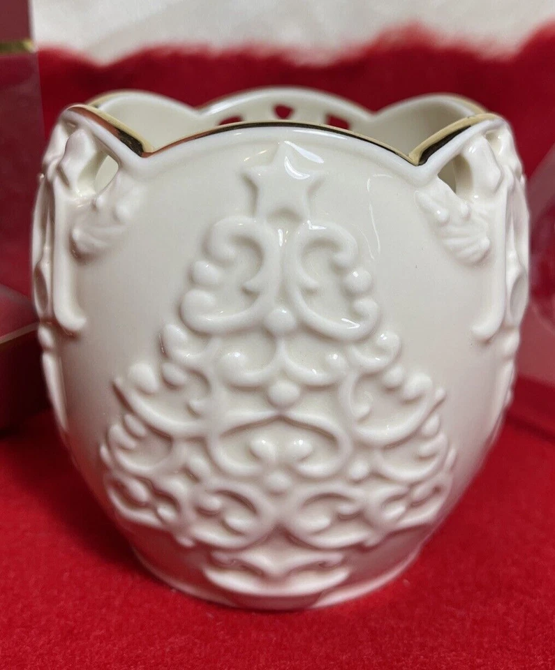 Lenox Merry Lights Christmas Tree Votive Candle Ch5285