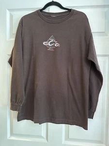 Vintage Orange County Choppers Men’s Motorcycle Brown/Logo Tshirt Large - Picture 1 of 7