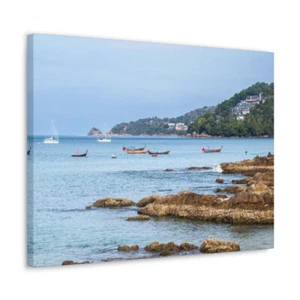 Wall Art Print Home Decor Beach seascape Ocean Nature Hanging Canvas Framed Gift - Picture 1 of 36